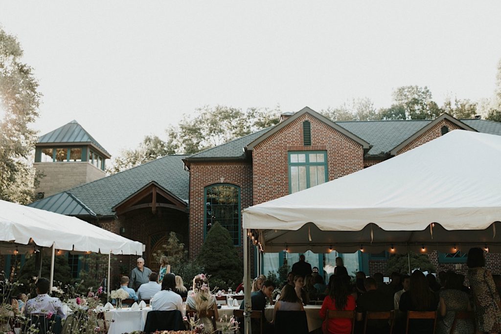 backyard wedding reception at home ann arbor michigan