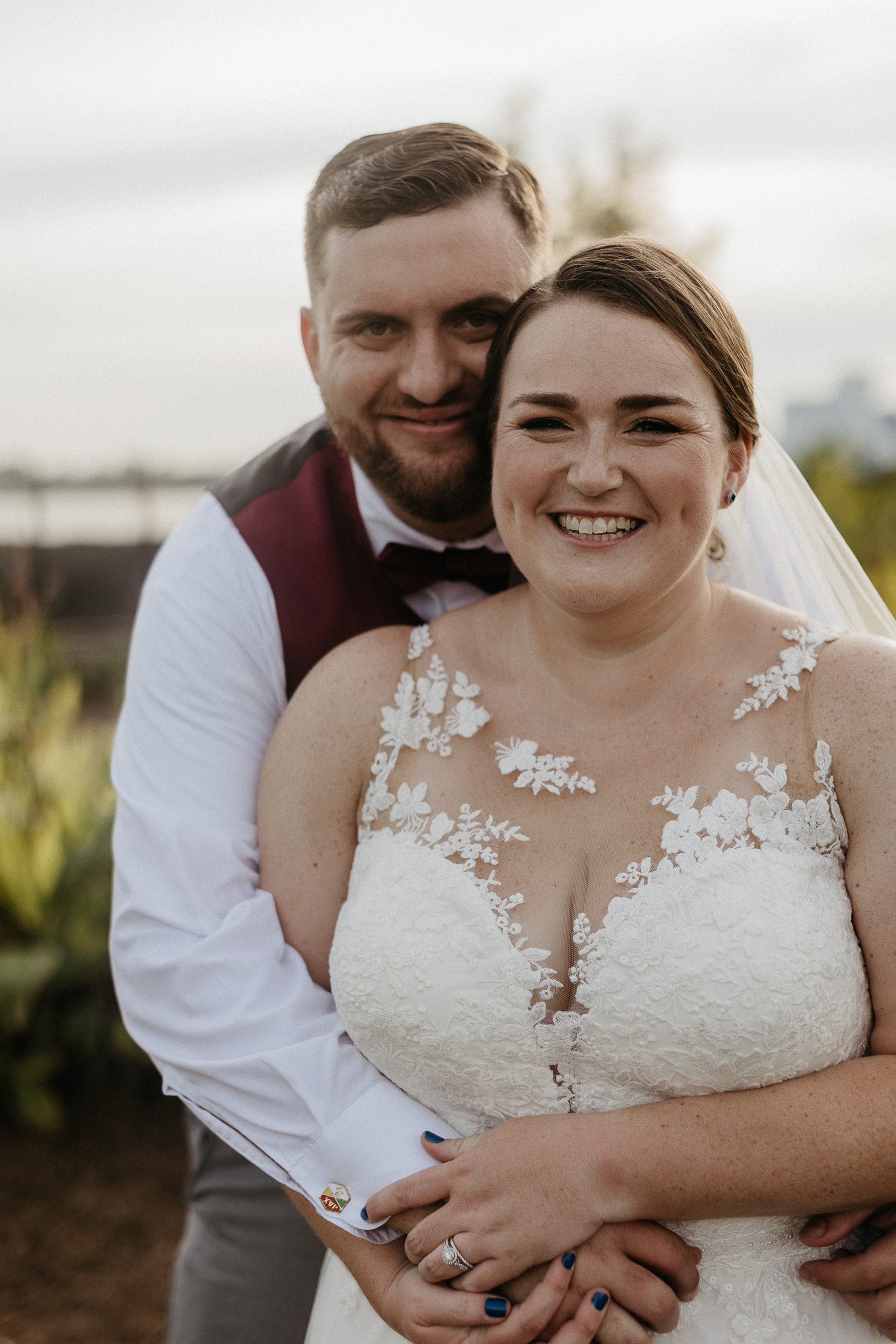 fall wedding in Crescent Park