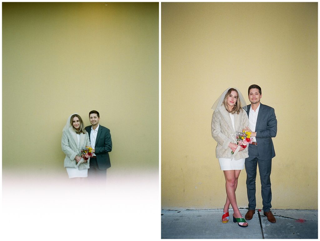 film wedding photography in French Quarter