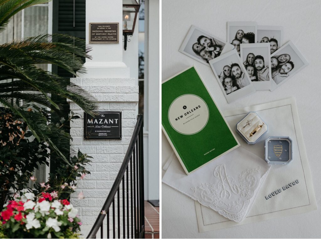details for an intimate wedding held at the mazant in new orleans