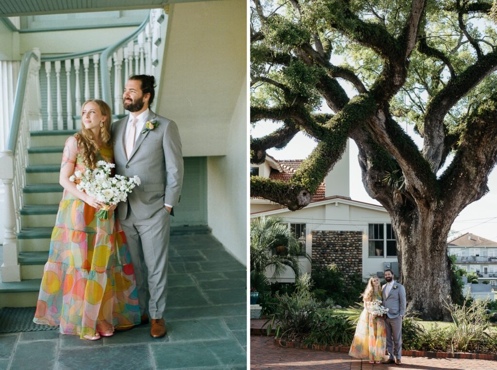 retro inspired wedding on film in new orleans