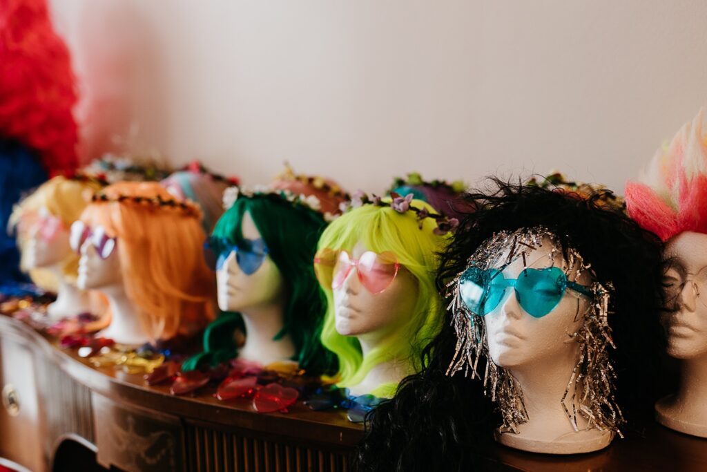 wigs for wedding guests